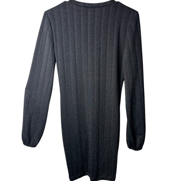 Anthropologie Lea & Viola Little Black Dress Silhouette XS Contour Bold Flirty - Picture 6 of 10